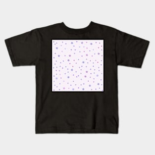 Pink Purple Starry Vibes Kids T-Shirt